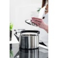 Vialli - Czajnik z gwizdkiem 1,5l stal matowa Diamante 7855