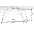 Okap podszafkowy Faber BI 70 BK 2LS F-305.0588.063_BK