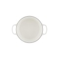 Okrągła Brytfanna Le Creuset Hearts z uchwytem w kolorze jasnego złota Żeliwo 22 cm / 3.3L