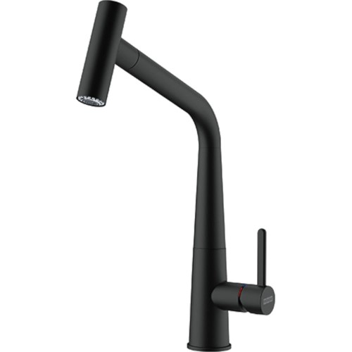 Bateria Franke Icon pull-out spray Czarny Mat 115.0625.190