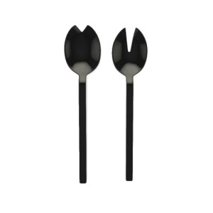 MEPRA - Zestaw sztućców do sałat Box Oro Nero, Stile 107522122ON