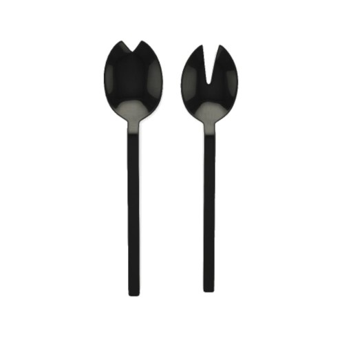 MEPRA - Zestaw sztućców do sałat Box Oro Nero, Stile 107522122ON