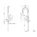 Bateria kuchenna Smeg MIDR7CR-2