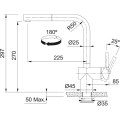 Bateria Franke Atlas Neo Sensor stal 115.0625.523