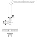 Bateria Franke Atlas Neo Sensor stal 115.0625.523