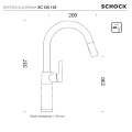 Bateria Schock SC520.120 Magma z wyciąganą wylewką