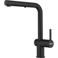 Bateria Franke Active L pull out 2 jets Czarny mat 115.0653.382