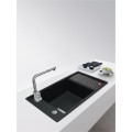 Zlewozmywak Fresno FSG 611-88 Fragranit+ Czarny mat ociekacz odwracalny 114.0633.153