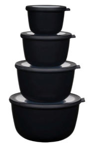 Mepal - Zestaw 4 misek Cirqula 500+1000+2000+3000 Black