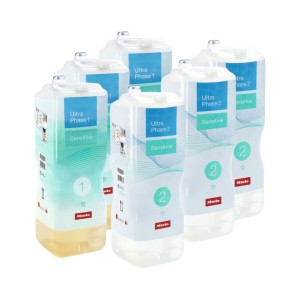Set 6szt detergentów Miele UltraPhase 1 i 2 Sensitive