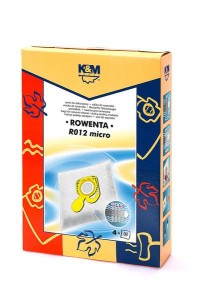 Worki flizelinowe K&M R012Micro Rowenta Tefal 4szt