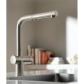 Bateria Franke Active Twist Stal optyczna 115.0653.505