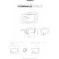 Zlewozmywak Schock Cristalite+ Formhaus D-100 LS Onyx