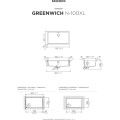 Zlewozmywak Schock Cristadur Greenwich N-100 XL Magma Linia Studio