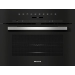Piekarnik ze zintegrowaną kuchnią mikrofalową Miele H 7145 BM ObsidianBlack 