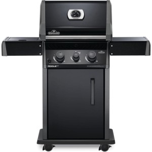 Grill gazowy Napoleon Rogue XT 365 z palnikiem bocznym Sizzle Zone, Czarny 