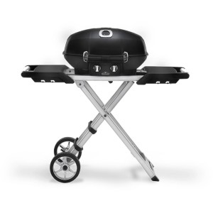Przenośny grill gazowy Napoleon TravelQ PRO285X z wózkiem nożycowym, Czarny 