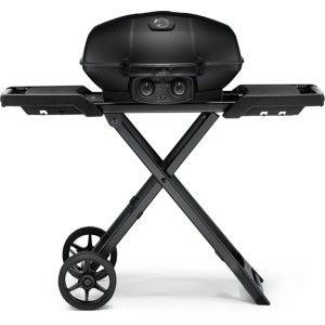 Przenośny grill gazowy Napoleon PHANTOM TravelQ PRO 285 z wózkiem nożycowym, Czarny Mat 