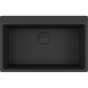 Zlewozmywak Franke Maris MRG 610-73 czarny mat + czarny zestaw odpływowy 114.0693.578
