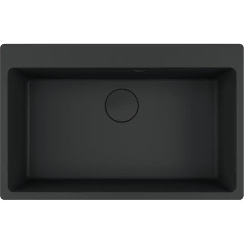 Zlewozmywak Franke Maris MRG 610-73 czarny mat + czarny zestaw odpływowy 114.0693.578