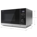 Kuchenka mikrofalowa Sharp YC-PS234AE-S