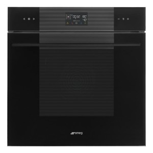 Piekarnik elektryczny z funkcją pary Smeg SOP6102S2PB3 czarny "PROMOCJA" + GRATIS