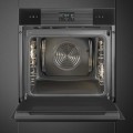 Piekarnik elektryczny z funkcją pary Smeg SOP6102S2PB3 czarny