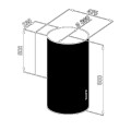 Okap przyścienny Sam Cook Tuba PSC-OT-1050