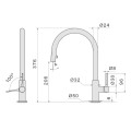 Bateria Falmec Trevi Round - PVD oro