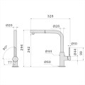 Bateria Falmec Easy Corner - chrome