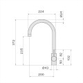 Bateria Falmec Iseo Corner - black