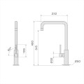 Bateria Falmec Pure Steel Square - black