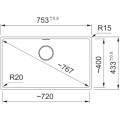 Zlewozmywak Franke Maris MRG 110-72 czarny mat + czarny zestaw odpływowy 125.0697.757