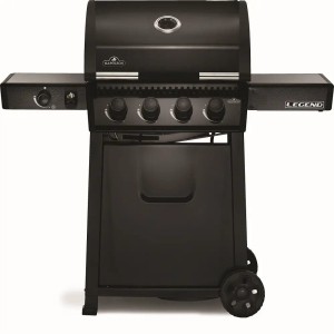 Grill gazowy Napoleon Legend 425 z kuchenką boczną, Czarny