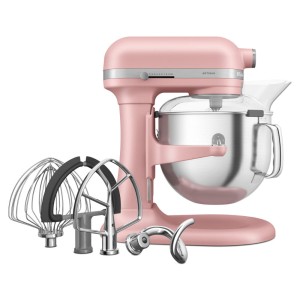 Mikser KitchenAid Artisan 6,6L 5KSM70SHXEDR pudrowy róż, z podnoszoną dzieżą