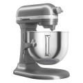 Mikser KitchenAid Artisan 6,6L 5KSM70SHXEMS srebrzystopopielaty, z podnoszoną dzieżą