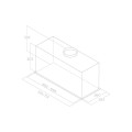 Okap podszafkowy Elica Lane Sensor BL MAT/A/52