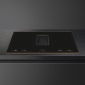 Płyta indukcyjna z wbudowanym okapem Smeg HOBD682R1, linia Dolce Stil Novo