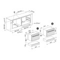 Szuflada do pakowania próżniowego Smeg CPV615NR, linia Dolce Stil Novo