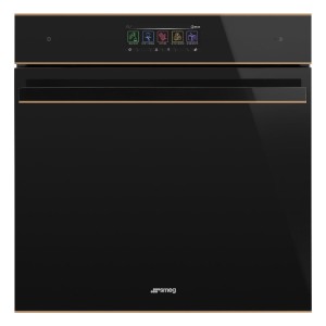 Piekarnik z funkcją mikrofali i pary Smeg SO6606WAPNR, linia Dolce Stil Novo