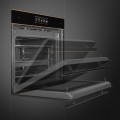 Piekarnik z funkcją mikrofali i pary Smeg SO6606WAPNR, linia Dolce Stil Novo