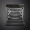 Piekarnik z funkcją mikrofali i pary Smeg SO6606WAPNR, linia Dolce Stil Novo
