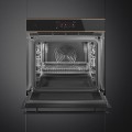 Piekarnik z funkcją mikrofali i pary Smeg SO6606WAPNR, linia Dolce Stil Novo