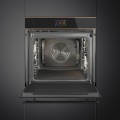 Piekarnik z funkcją pary Smeg SOP6604S2PNR, linia Dolce Stil Novo