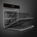 Piekarnik z funkcją pary Smeg SOP6604S2PNR, linia Dolce Stil Novo