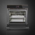Piekarnik z funkcją pary Smeg SO6604S4PNR, linia Dolce Stil Novo