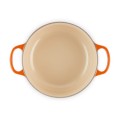 Okrągła brytfanna Le Creuset Signature Collection 20cm żeliwo, płomienna