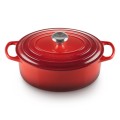 Owalna brytfanna Le Creuset Signature Collection 29cm żeliwo, wiśniowa