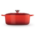 Owalna brytfanna Le Creuset Signature Collection 29cm żeliwo, wiśniowa