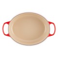 Owalna brytfanna Le Creuset Signature Collection 29cm żeliwo, wiśniowa